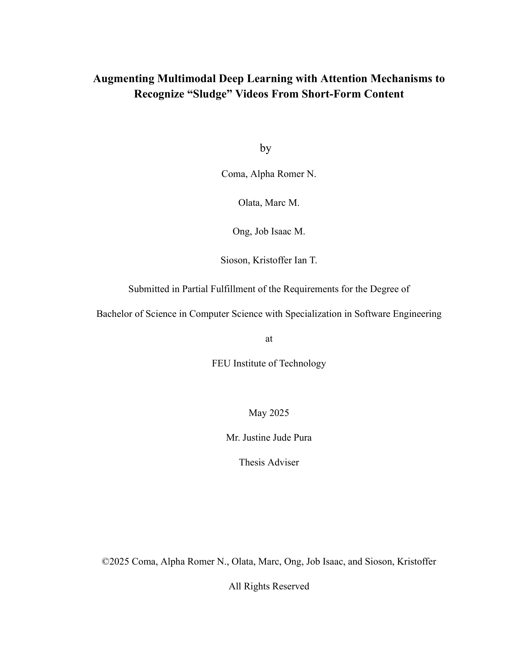 Thesis Preview